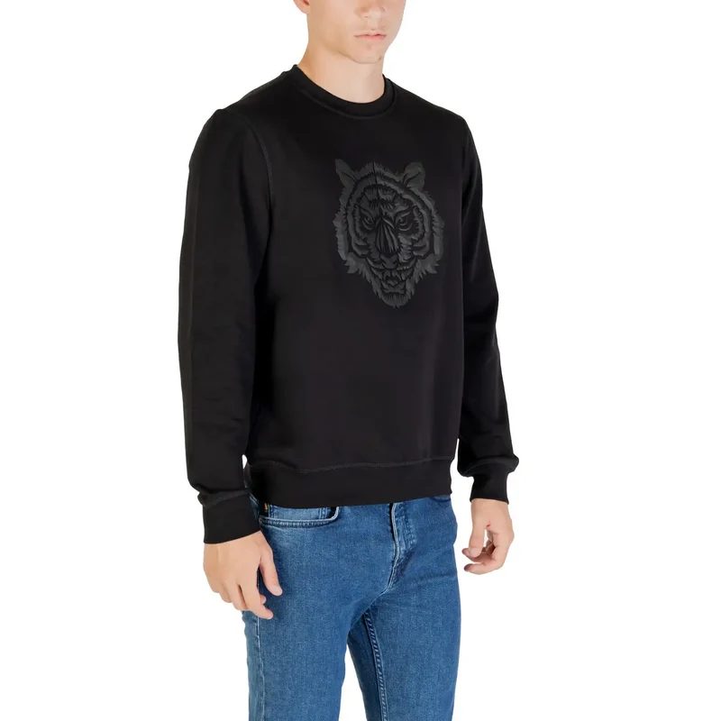 Antony Morato Herren Schwarz Bedruckt Rundhalsausschnitt Herbst Winter Sweatshirt