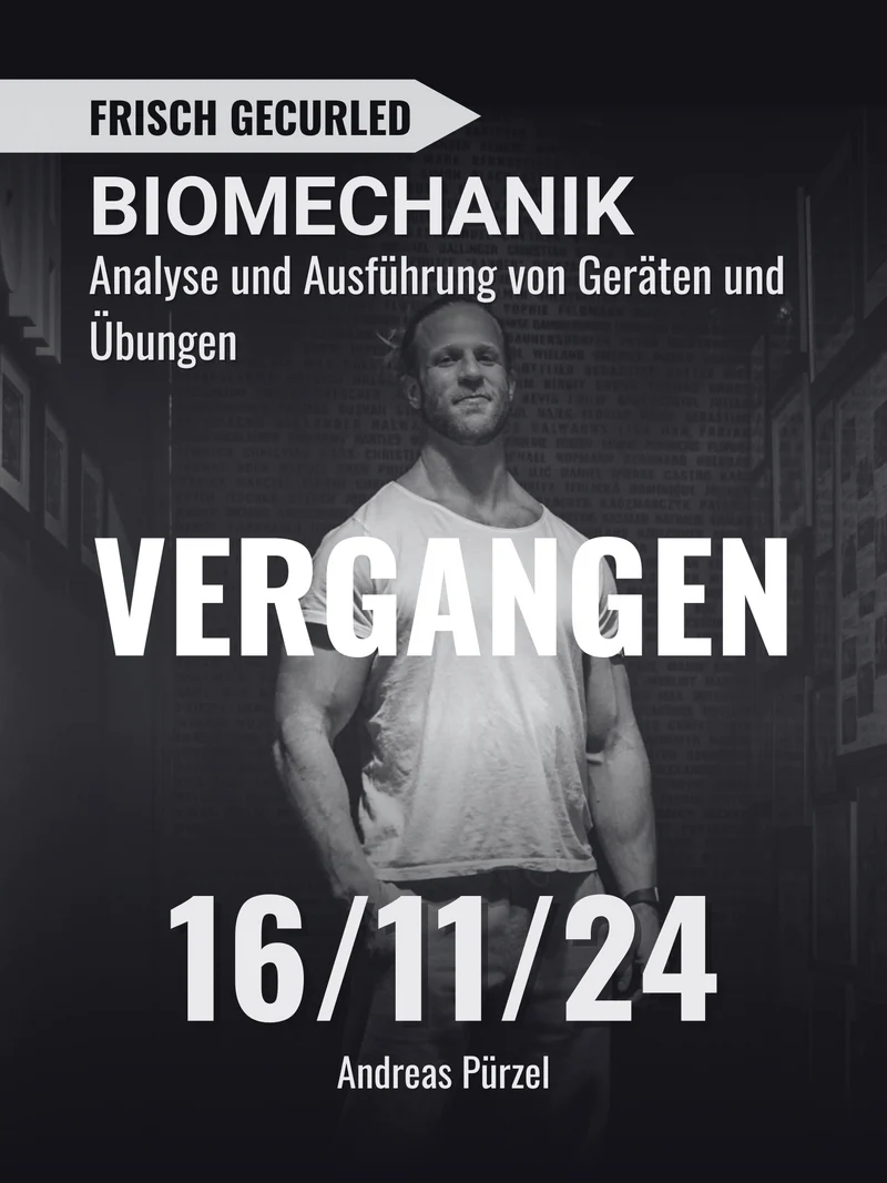 Biomechanik - Analyse und Ausführung von Geräten und Übungen