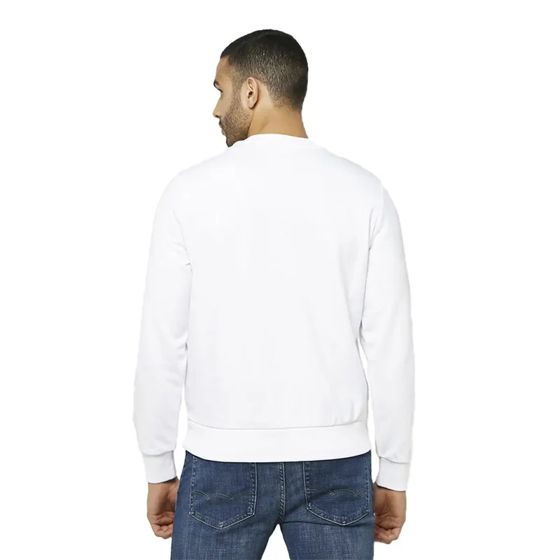Weißes langärmeliges Diesel Sweatshirt