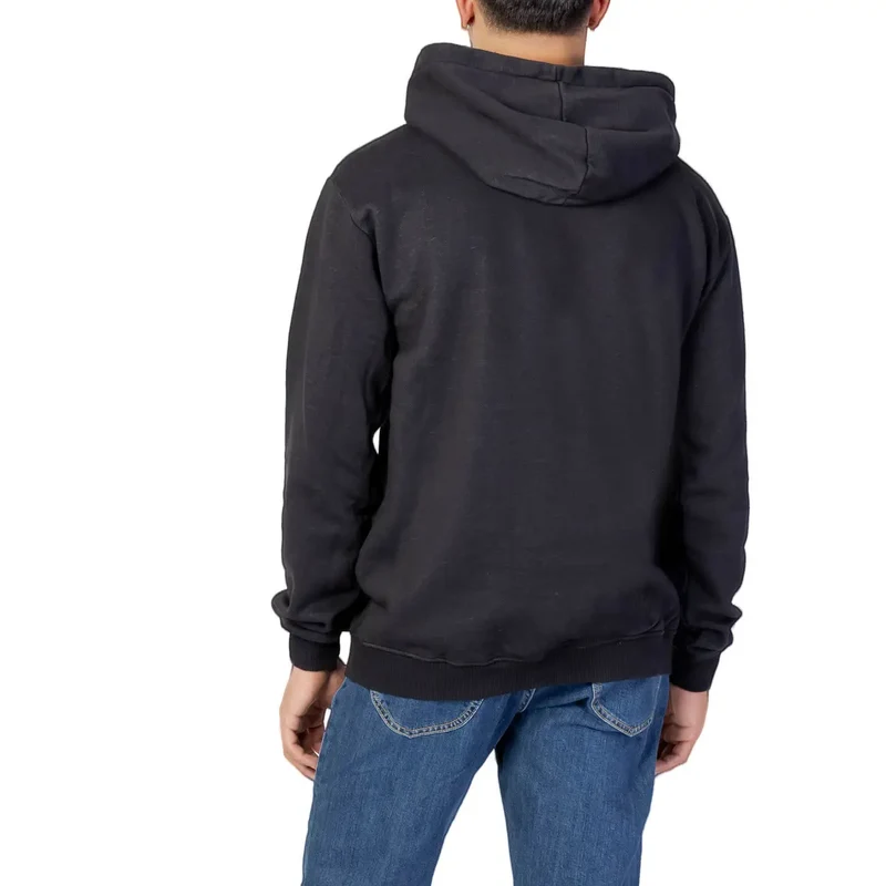 Schwarzes Fila Sweatshirt mit Kapuze