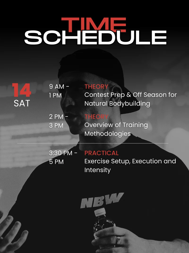 Natural Bodybuilding Seminar with AJ Morris