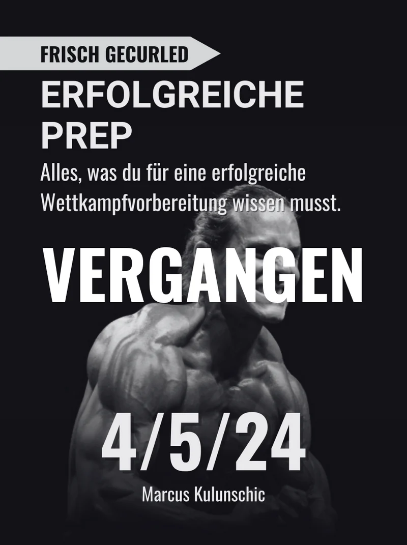 Erfolgreiche Wettkampfvorbereitung