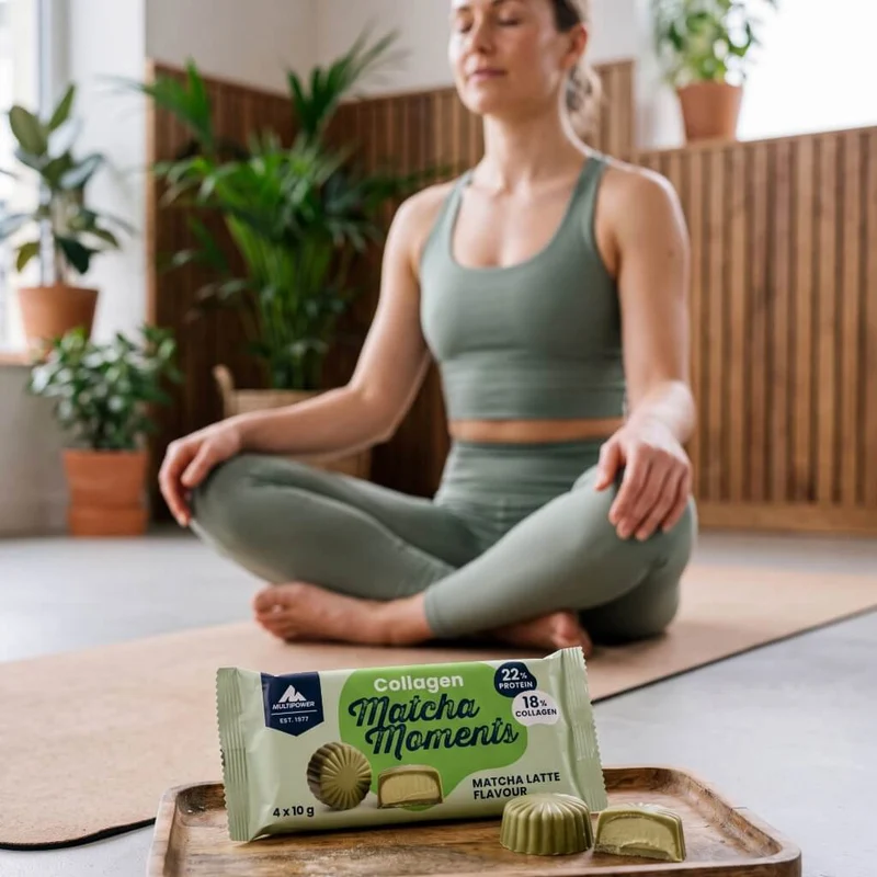 12xPackungen Collagen Matcha Moments, Matcha Latte (12x40g)
