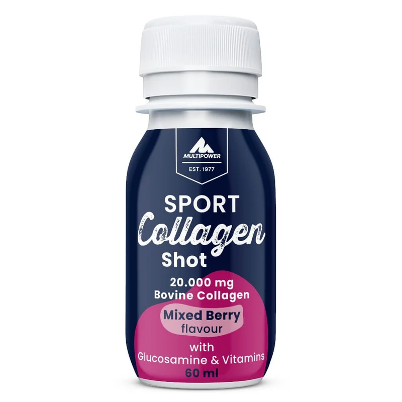 Multipower Sport Collagen Shots Probierset | 2x60ml mit je 20.000mg Collagen