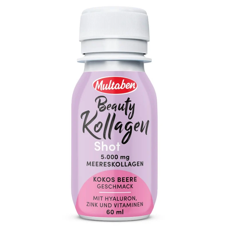 Multaben Beauty Collagen Shot Kokos Beere, 5g Collagen | 60ml