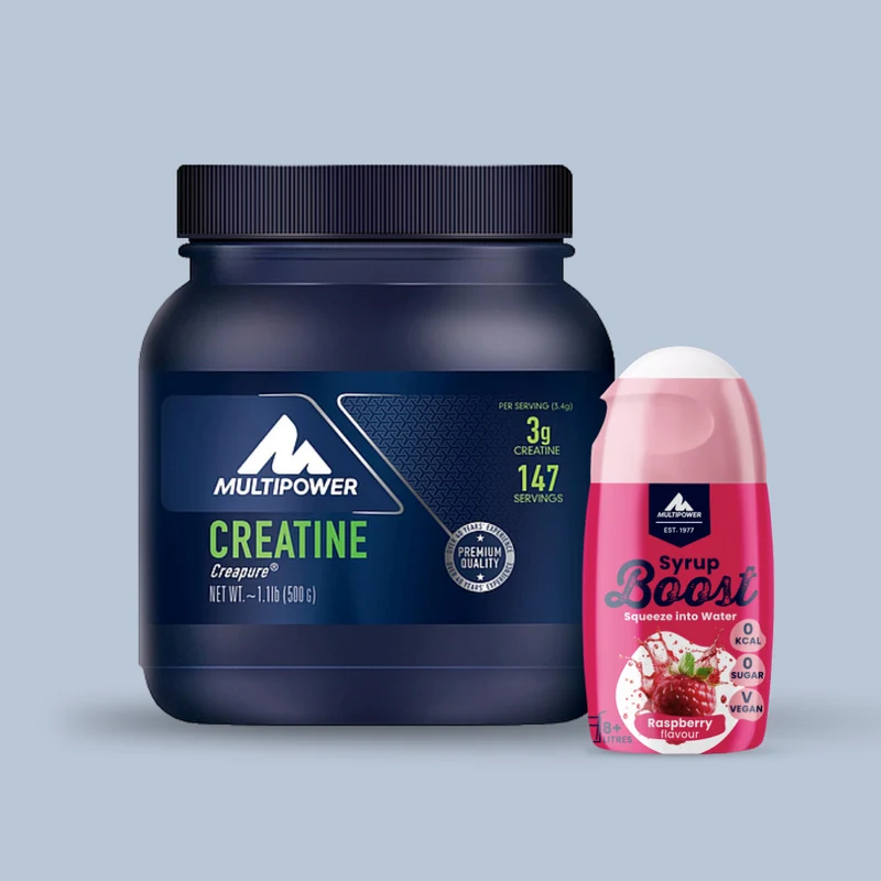 Kreatin und Boost Flavoured - Himbeere