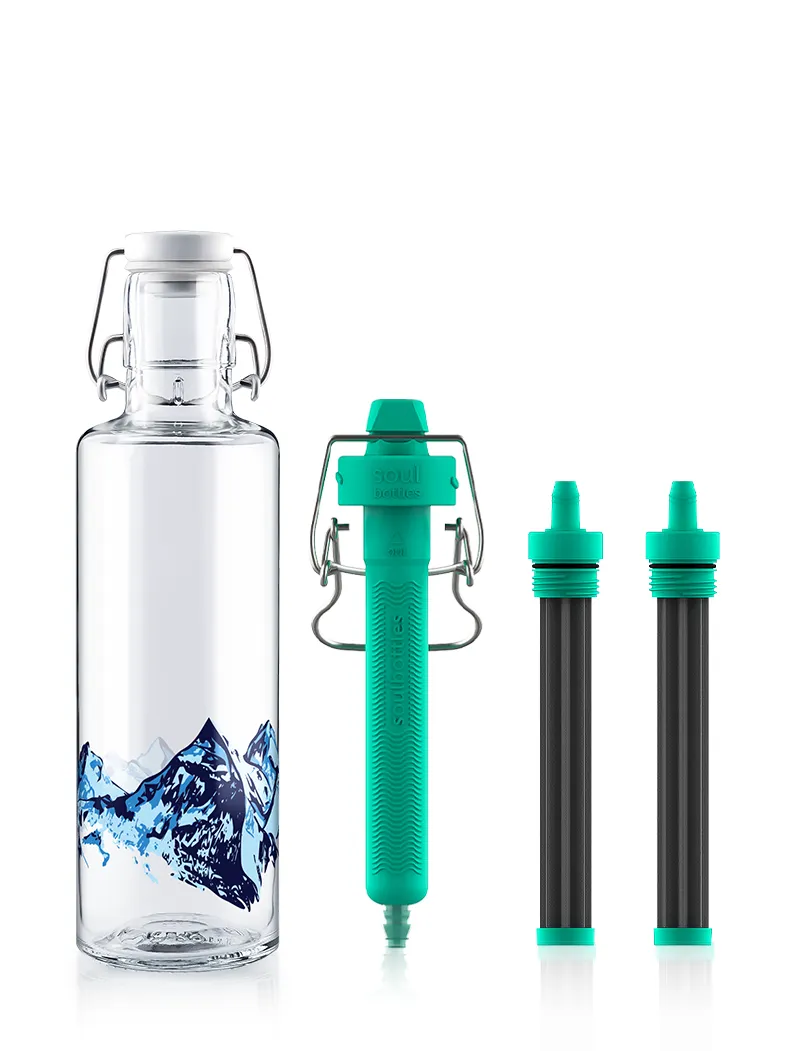 soulbottle set • alpenblick + soulfilter + refill
