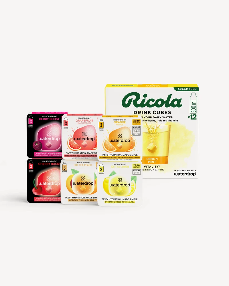 waterdrop® x Ricola Probierpaket