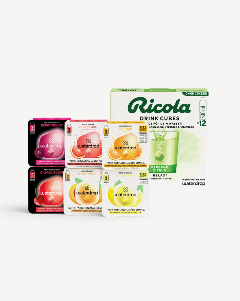 waterdrop® x Ricola Probierpaket
