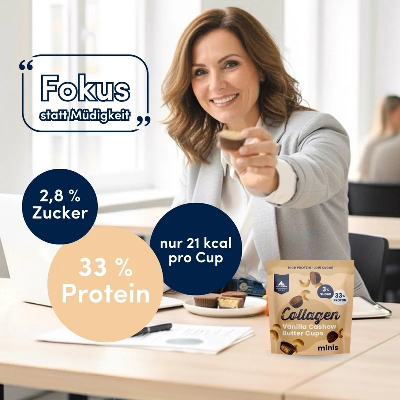 Collagen Butter Cups - 1x 70g | Vanilla Cashew (Artikel mit verkürzter Haltbarkeit)