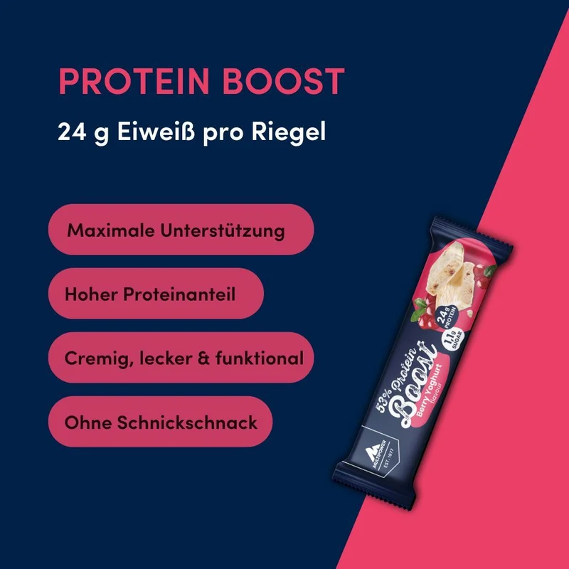 53% Protein Boost Berry Joghurt - 45g | High Protein