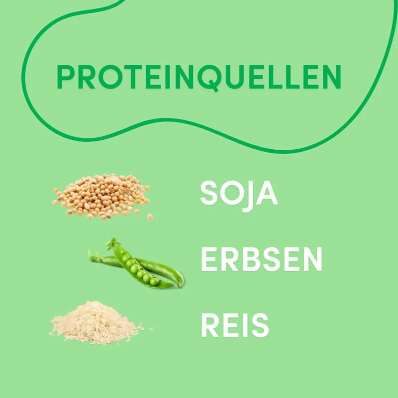 Vegan Vanille Protein Shake (420g) High Proteinpulver, 100% Vegan