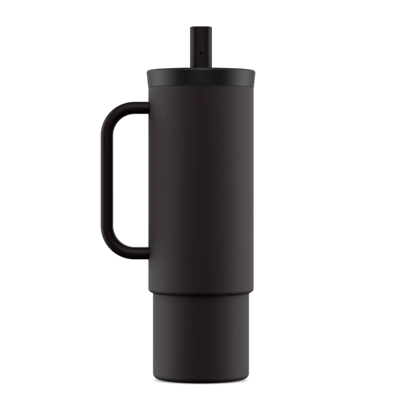Straw Cup | Tuxedo Black - 800 ml