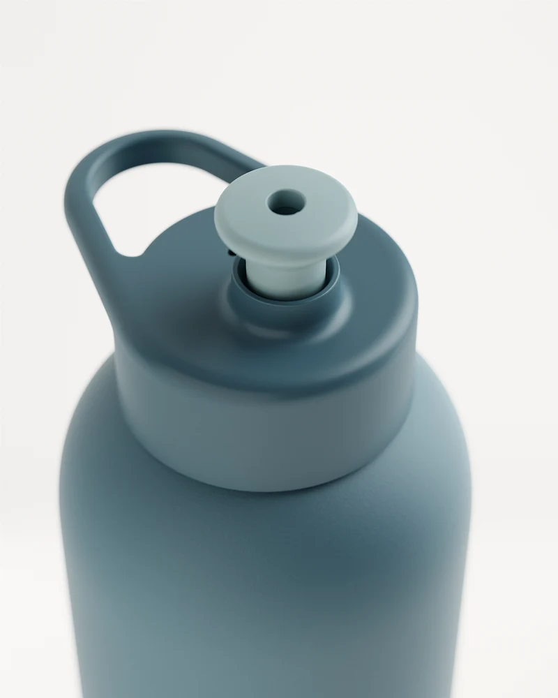 Thermo Steel Bottle · Pull-Up Cap