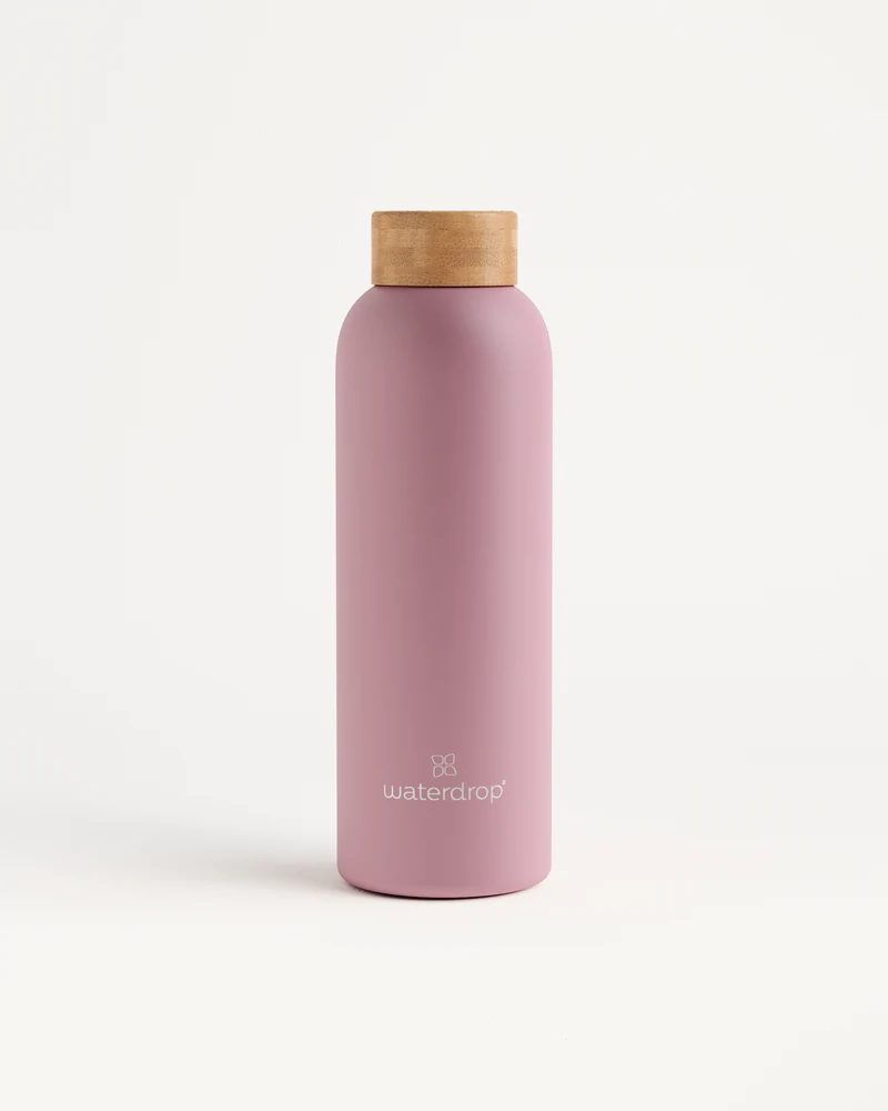 Thermo Steel Bottle · Bamboo Cap