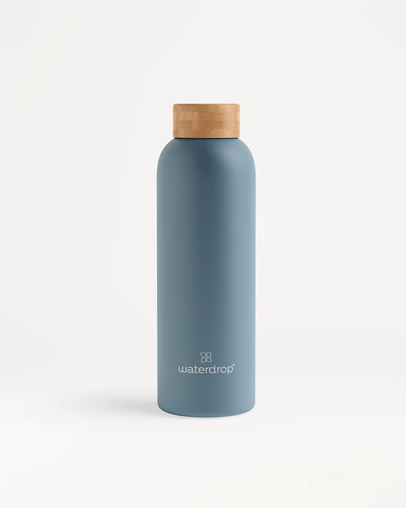Thermo Steel Bottle · Bamboo Cap