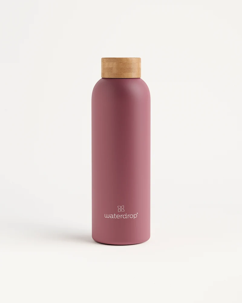Thermo Steel Bottle · Bamboo Cap