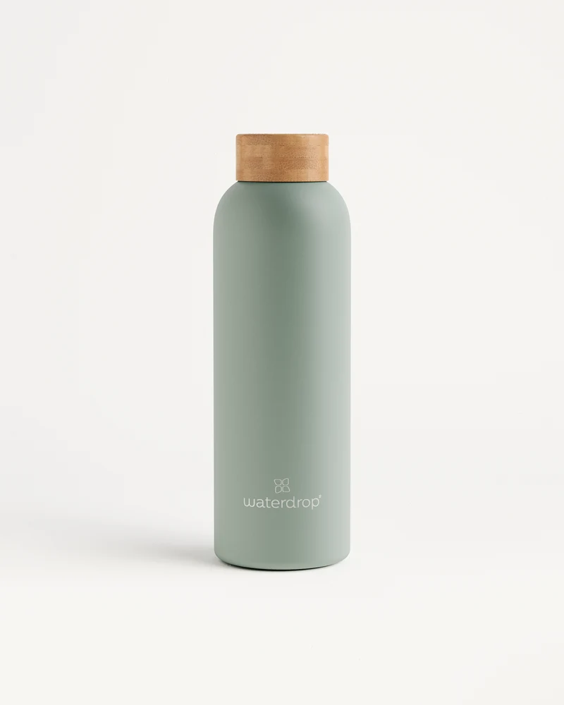 Thermo Steel Bottle · Bamboo Cap