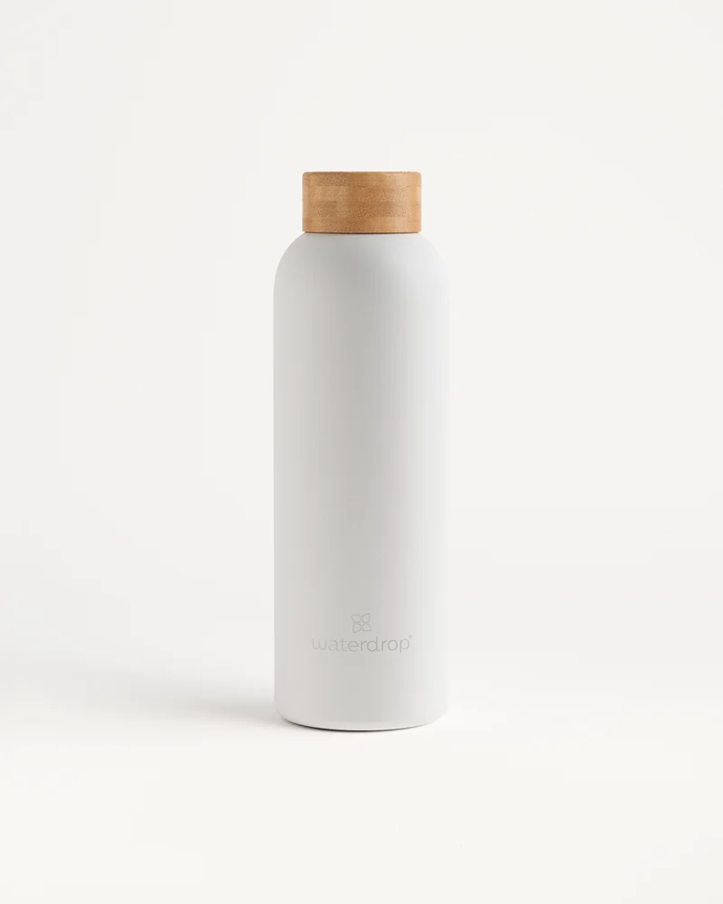 Thermo Steel Bottle · Bamboo Cap