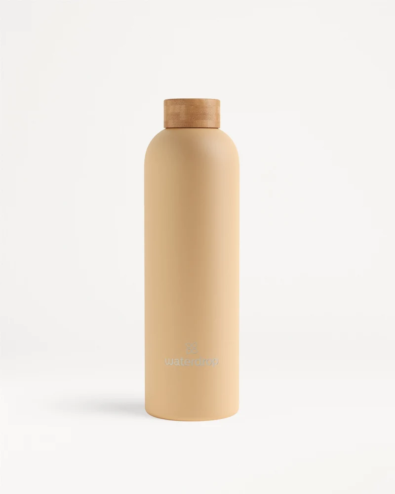 Thermo Steel Bottle · Bamboo Cap