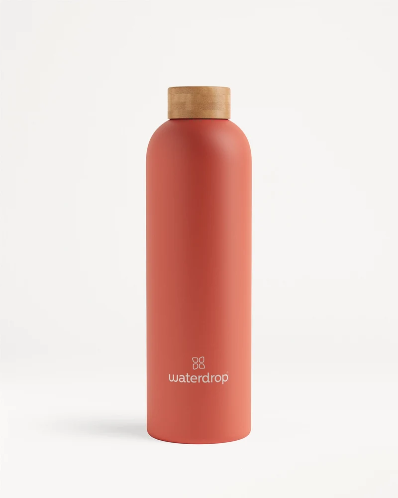 Thermo Steel Bottle · Bamboo Cap