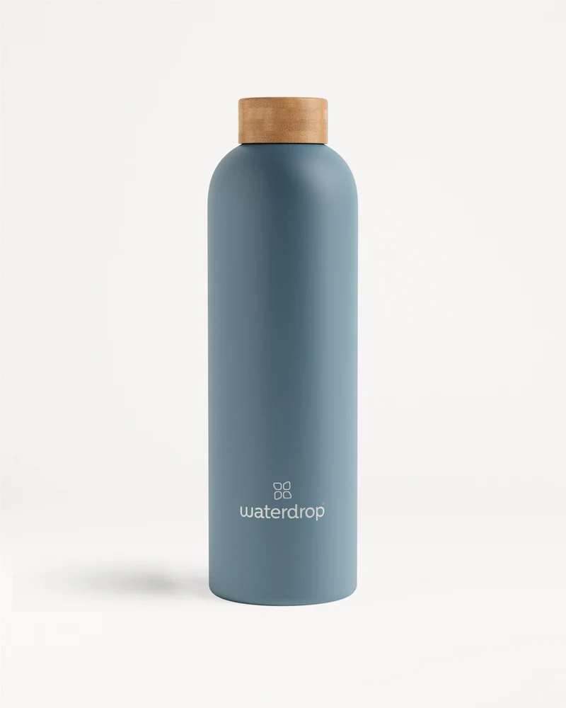 Thermo Steel Bottle · Bamboo Cap