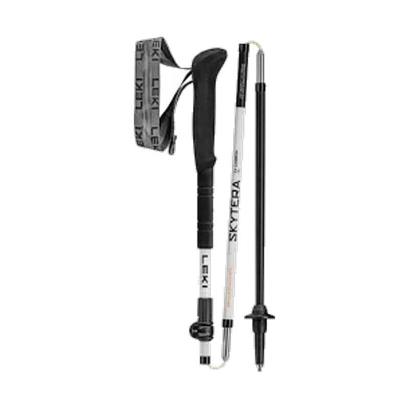 Leki Skytera FX One SL White, ultraleichte Faltstöcke für Trailrunning und Berglauf