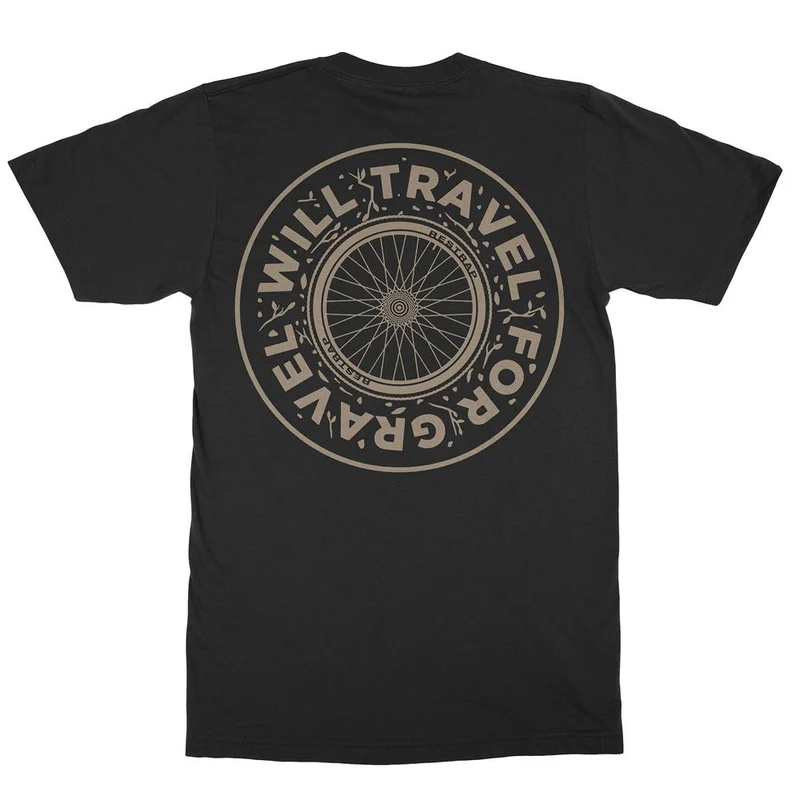 Restrap Will Travel For Gravel T-shirt