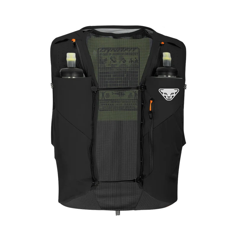 Dynafit Ultra 12 Vest Black, leichte Laufweste für Trailrunning und lange Distanzen