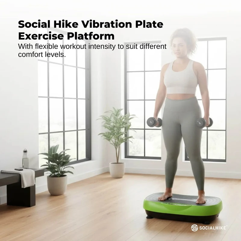 Green Social Hike 55cm 200W Vibration Plate