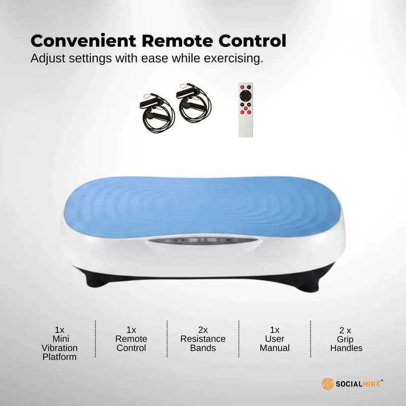 Blue Social Hike 55cm 200W Vibration Plate