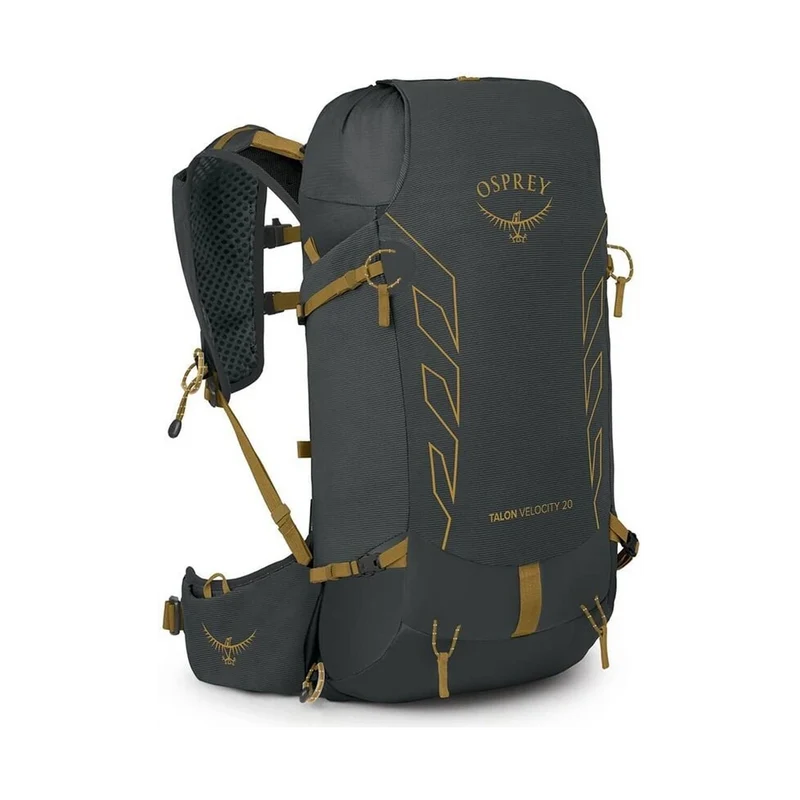 Osprey Talon Velocity 20 L Black, leichter Rucksack für Speed Hiking und Outdoor