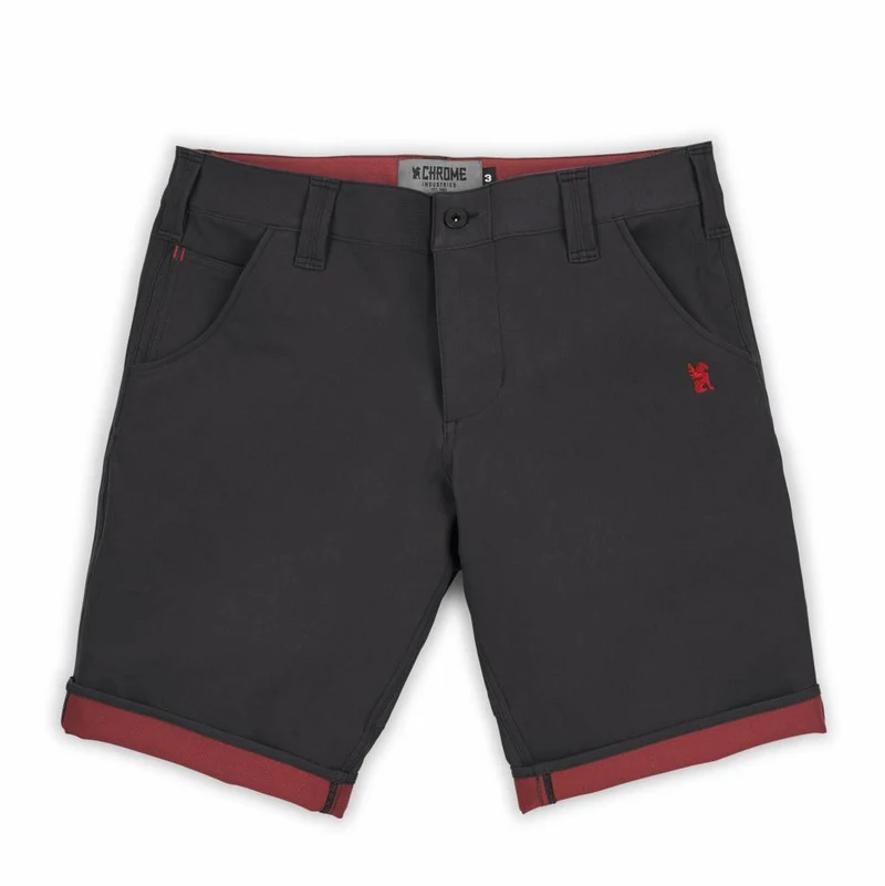 Chrome Natoma 2 Tone Chino Shorts Black/Brick