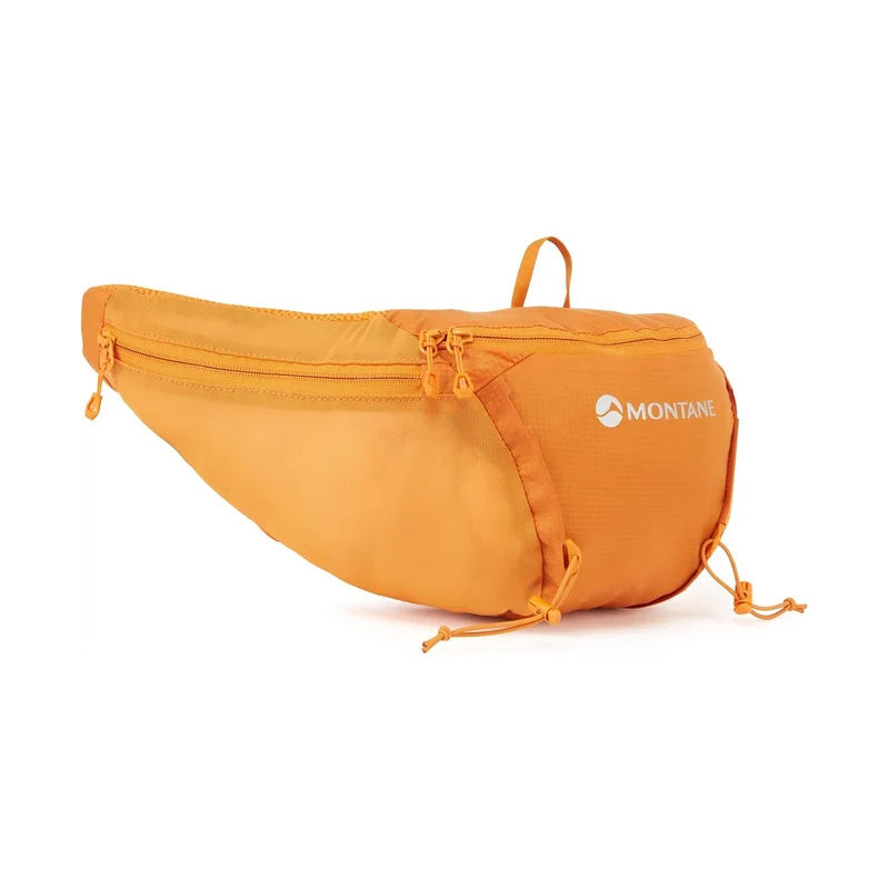 Montane Trailblazer Orange, leichte Bauchtasche für Trailrunning und Outdoor