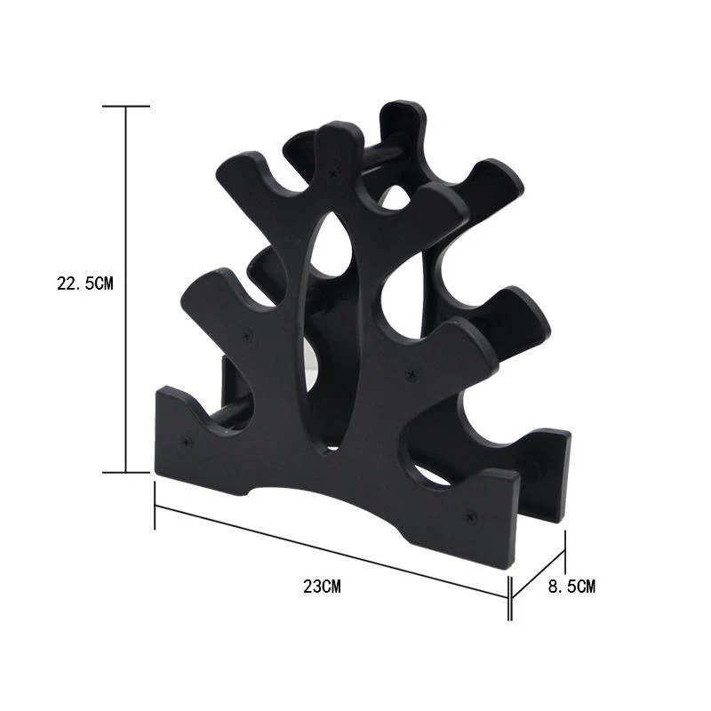 Dumbbell Storage Holder Gym Hand Weight Stand 3-Tier Tree Rack Weights