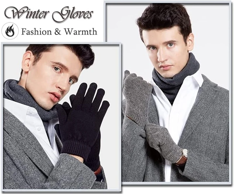 Knitted Winter Gloves