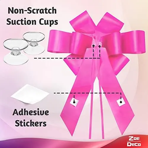 Pink '- Big Car Bow
