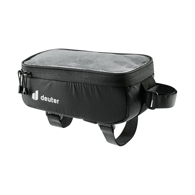 Deuter Phone Bag 0,7 Black, praktische Fahrradtasche für Smartphone und Kleinteile