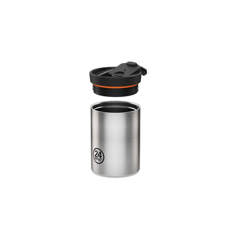 Travel Tumbler | Brushed Steel - 350 ml