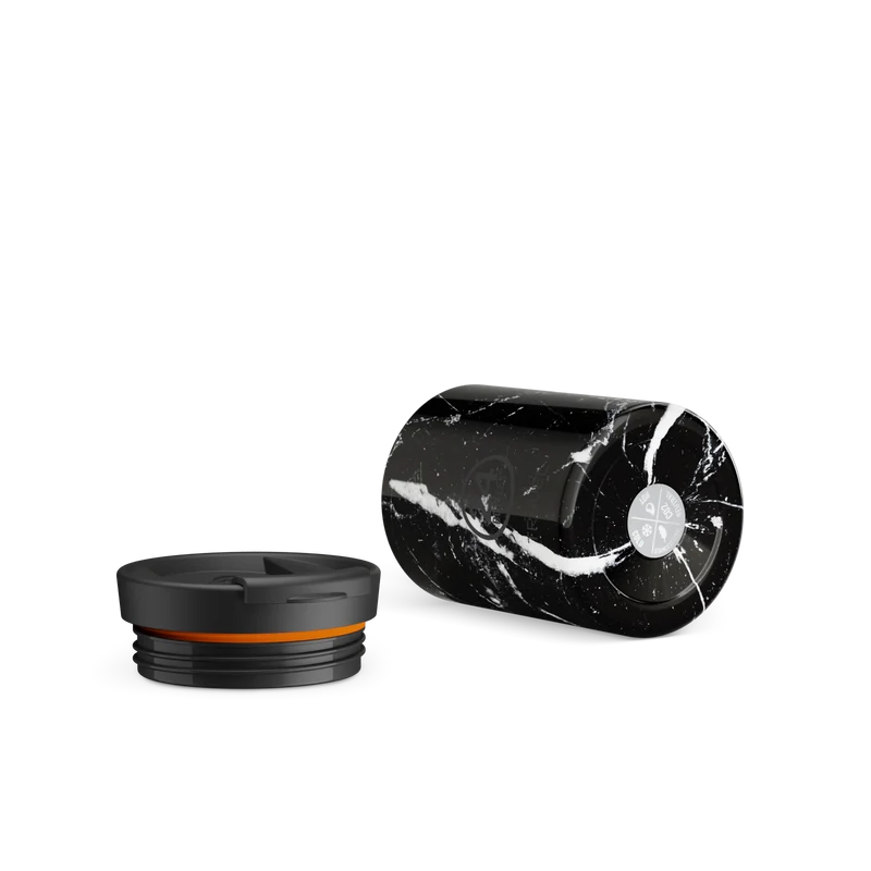 Travel Tumbler | Black Marble - 350 ml