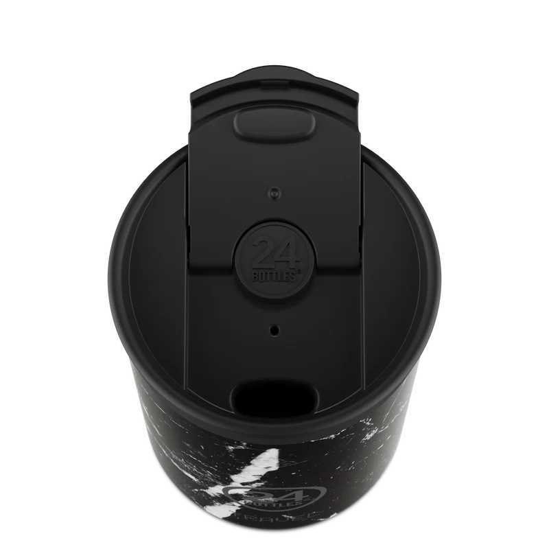 Travel Tumbler | Black Marble - 350 ml