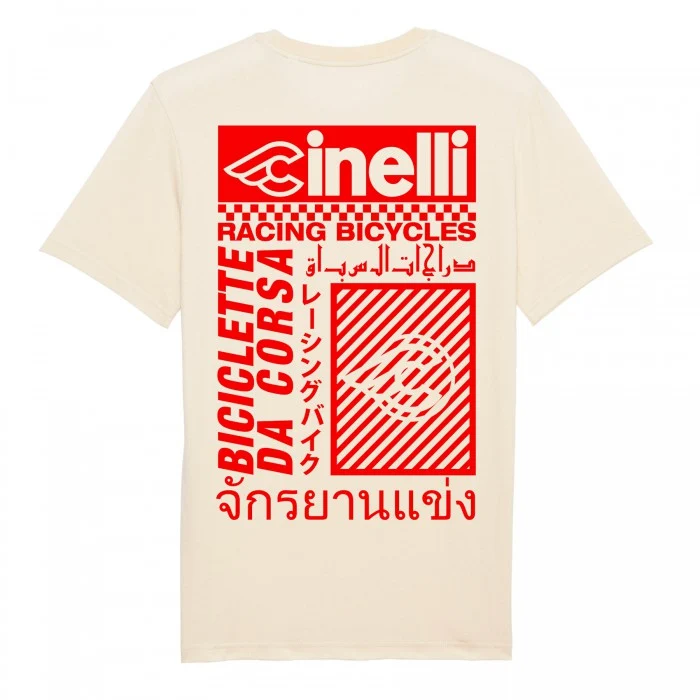 Cinelli Racing Bicycles Natural Raw T-shirt