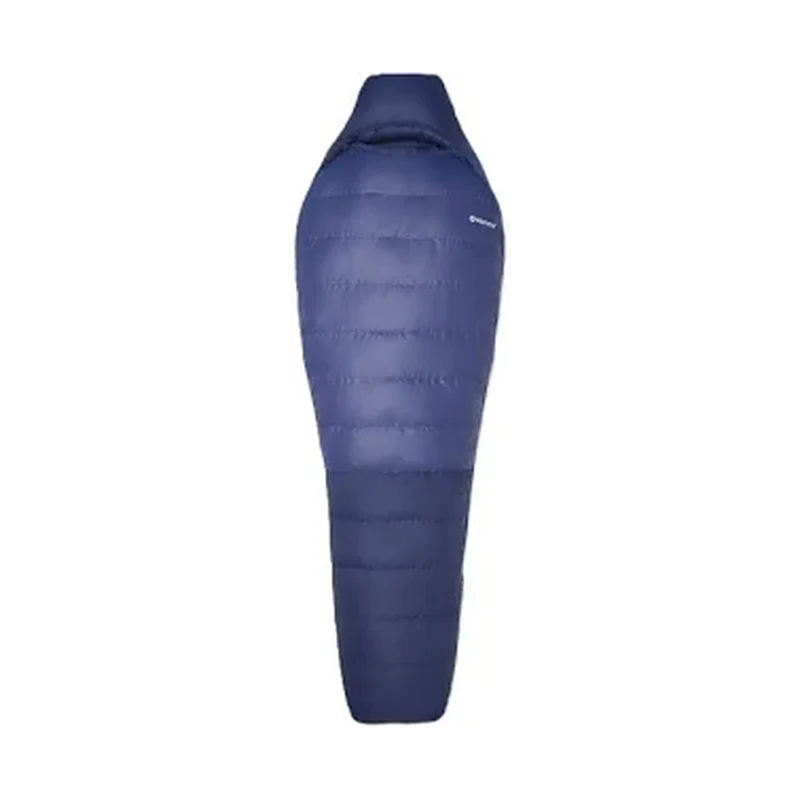 Marmot Mad River 15 Long Blue, warmer Schlafsack für Camping und Outdoor