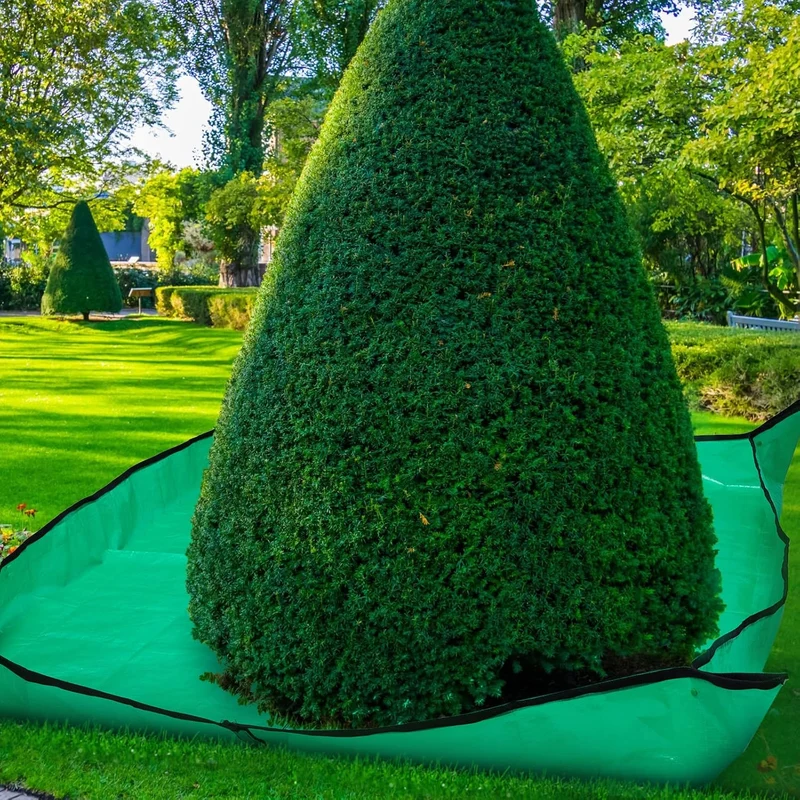 2 Set Landscape Pruning Tarp 78.7"x78.7" Waterproof Bush Trimming