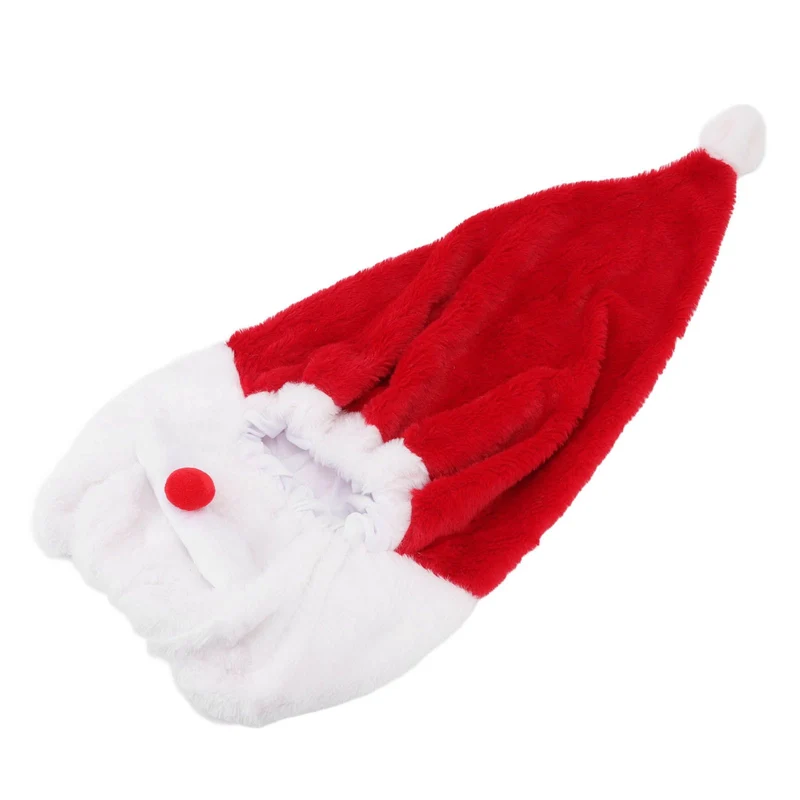 Christmas Helmet Cover Plush Scratch Proof Motorcycle Helmet Hat