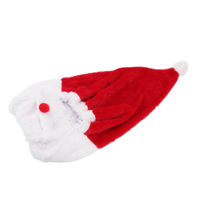 Christmas Helmet Cover Plush Scratch Proof Motorcycle Helmet Hat