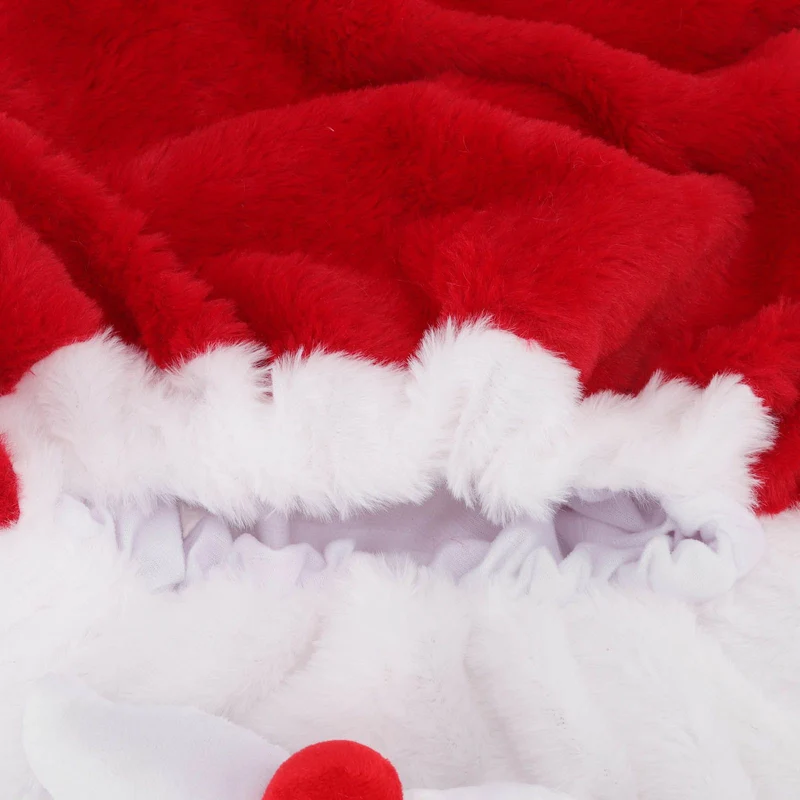 Christmas Helmet Cover Plush Scratch Proof Motorcycle Helmet Hat