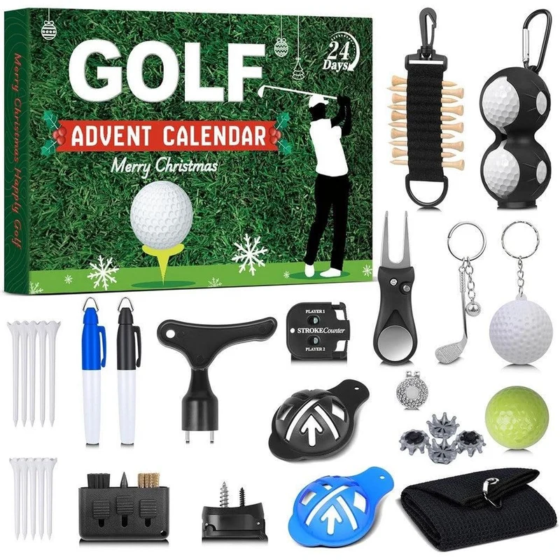 Golf Advent Calendar 2025 for Men Teen Boy 24-Day Christmas Countdown
