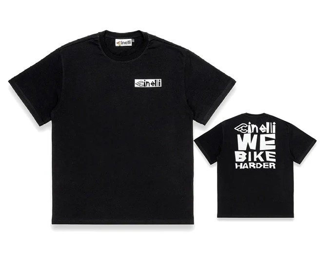 Cinelli 'We Bike Harder' T-Shirt