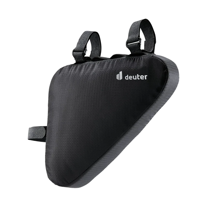 Deuter Triangle Bag 1,7 Black, kompakte Rahmentasche für Bike-Touren und Alltag